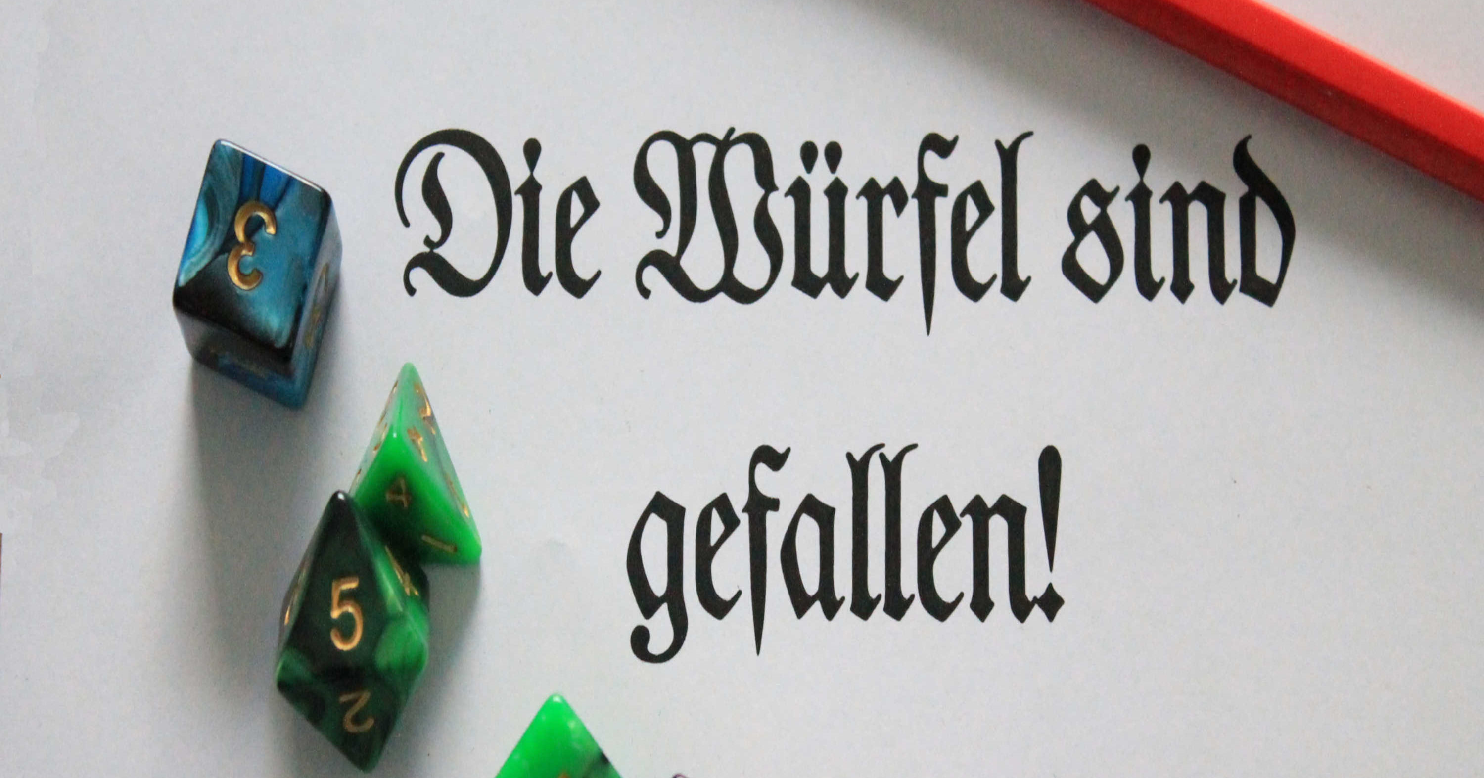 Die Würfel sind gefallen! Die Vorstellung Die Würfel sind gefallen! Die Vorstellung
